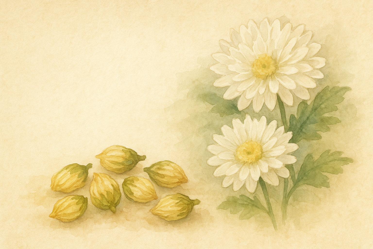 白菊花の画像